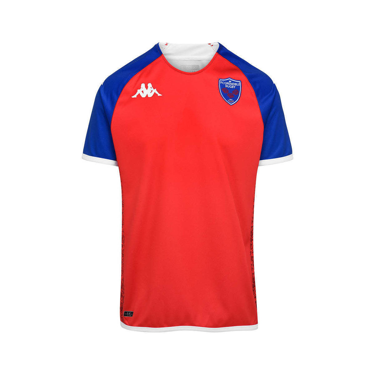 Vêtements Garçon T-shirts manches courtes Kappa Maillot Kombat Away FC Grenoble Rugby 22/23 Rouge