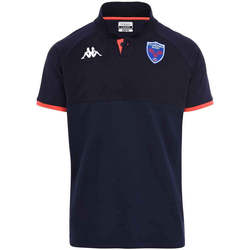 Vêtements Garçon T-shirts & Polos Kappa Polo Angat 6 FC Grenoble Rugby 22/23 Bleu marine, rouge