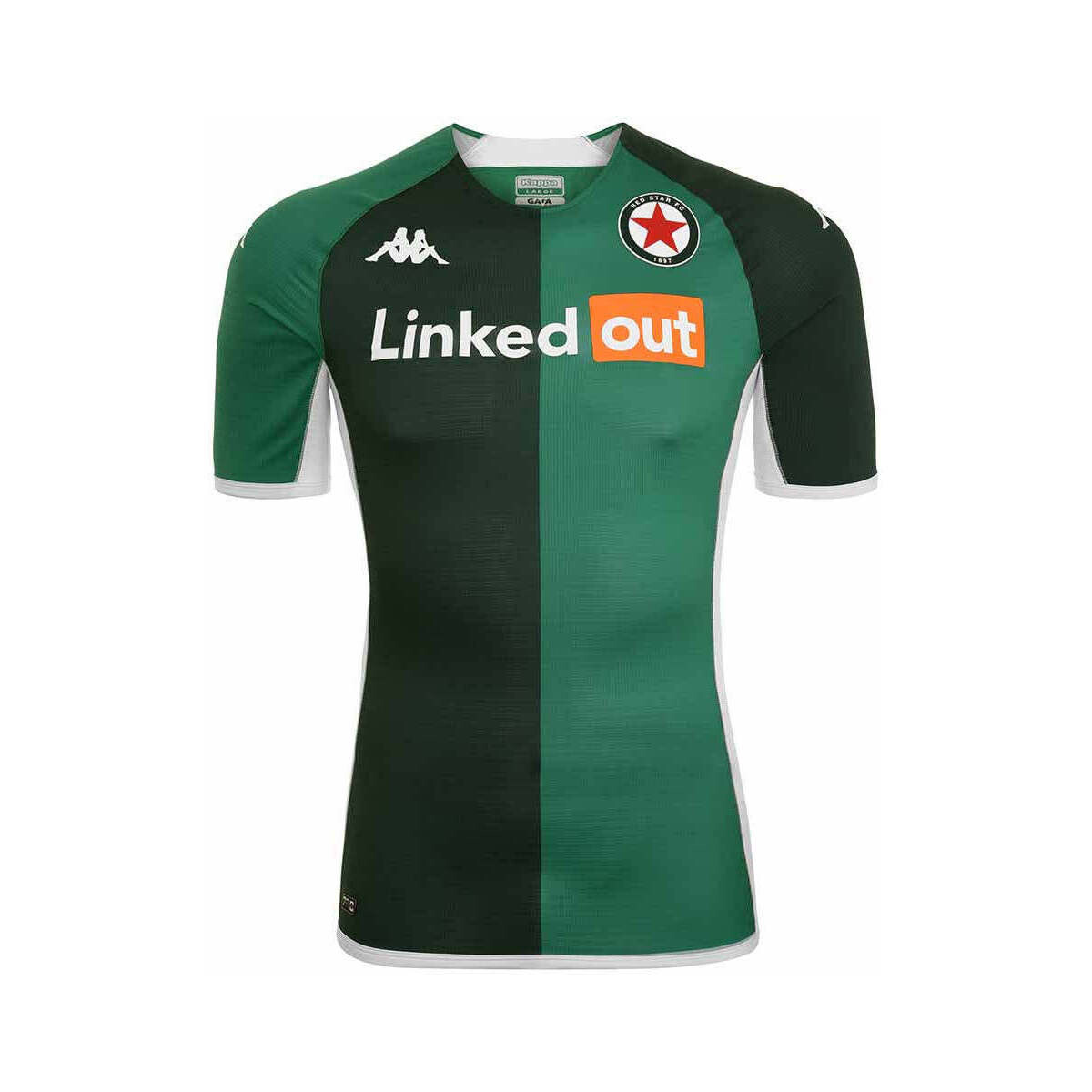 Vêtements Homme T-shirts manches courtes Kappa Maillot Kombat Pro Home Red Star FC 22/23 Vert