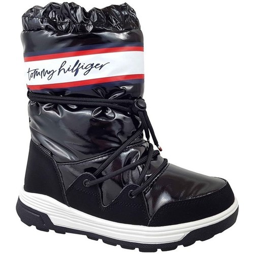 Chaussures Enfant Bottes de neige Tommy Hilfiger T3A6324361485999 Noir