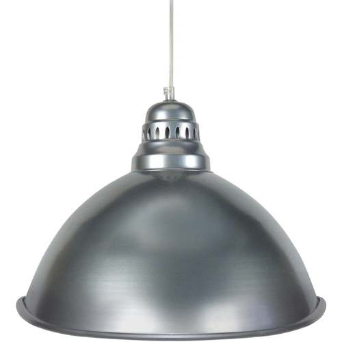 Lampe De Chevet Bras Métal Lustres / suspensions et plafonniers Tosel Suspension dôme métal aluminium Argenté