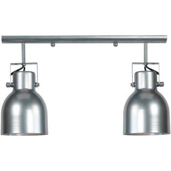 Maison & Déco Lustres / suspensions et plafonniers Tosel Lustre bar métal aluminium Argenté