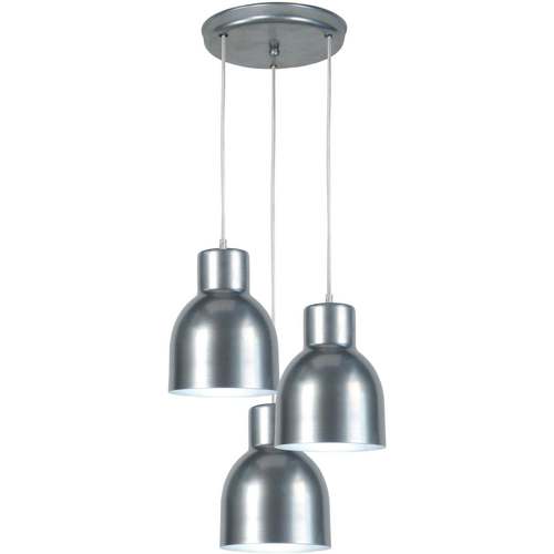 Maison & Déco Lustres / suspensions et plafonniers Tosel Lustre grappe métal aluminium Argenté
