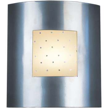 Maison & Déco Appliques Tosel Applique demi cylindrique métal aluminium Argenté