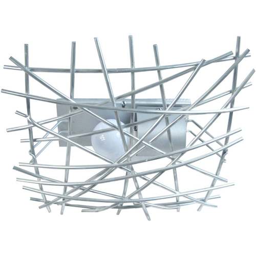 Calvin Klein Jea Lustres / suspensions et plafonniers Tosel Plafonnier géométrique métal aluminium Argenté