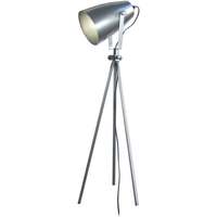 Maison & Déco Lampes de bureau Tosel Lampe de chevet trépied métal aluminium Argenté
