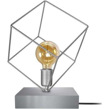 Maison & Déco Lampes de bureau Tosel Lampe a poser géométrique métal aluminium Argenté