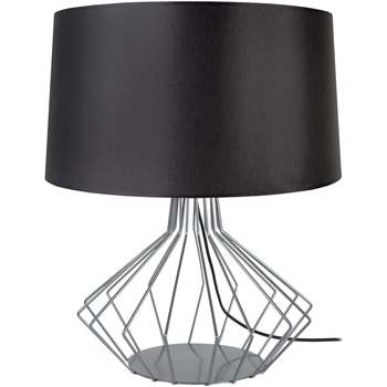 Maison & Déco Lampes de bureau Tosel Lampe de salon filaire métal aluminium et noir Argenté