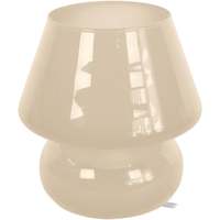Maison & Déco Lampes de bureau Tosel Lampe de chevet champignon verre Beige Beige