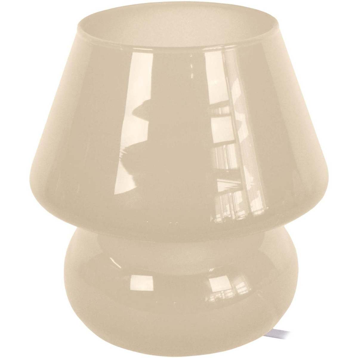 Vendez le vôtre Lampes de bureau Tosel Lampe de chevet champignon verre Beige Beige