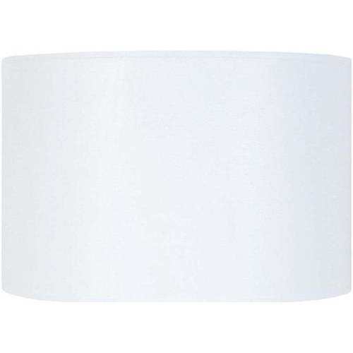 Maison & Déco Utilisez au minimum 1 chiffre ou 1 caractère spécial Tosel Abat-jour cylindrique tissu blanc Blanc