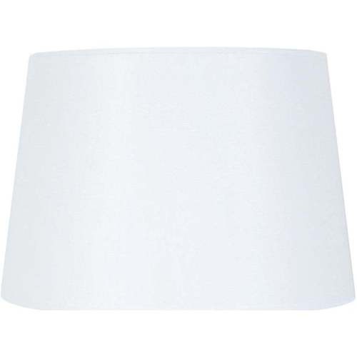 Lampe De Chevet Bras Métal Abats jours et pieds de lampe Tosel Abat-jour tambour tissu blanc Blanc