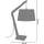 Maison & Déco Lampes de bureau Tosel Lampe de chevet arqué bois blanc Blanc