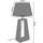 Bougies / diffuseurs Lampes de bureau Tosel Lampe de chevet colonne bois blanc Blanc