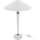 Maison & Déco Lampes de bureau Tosel Lampe de chevet conique métal blanc Blanc