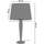 Mules / Sabots Joggings & Survêtements Tosel Lampe de chevet conique métal  et bois blanc Blanc
