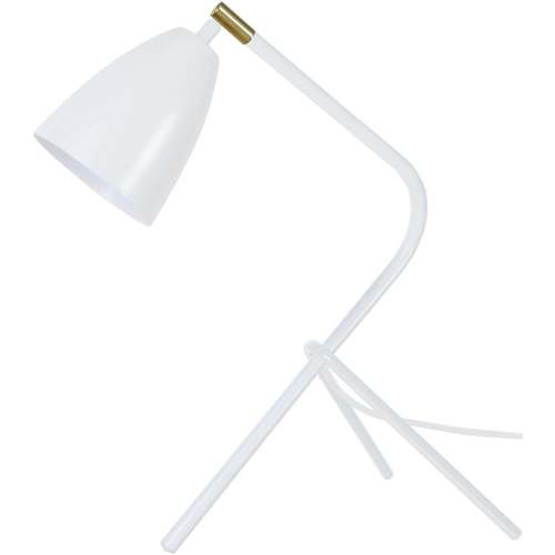 Maison & Déco Lampes de bureau Tosel Lampe de bureau trépied métal blanc Blanc