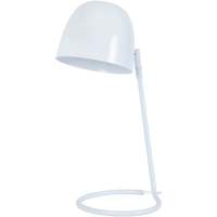 Maison & Déco Lampes de bureau Tosel Lampe de bureau droit métal blanc Blanc
