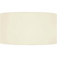 Maison & Déco Abats jours et pieds de lampe Tosel Abat-jour cylindrique tissu blanc d'ivoire Blanc