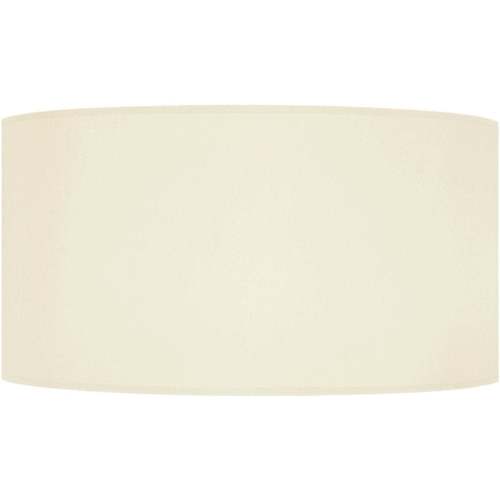Maison & Déco Abats jours et pieds de lampe Tosel Abat-jour cylindrique tissu blanc d'ivoire Blanc