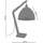 Maison & Déco Lampes de bureau Tosel Lampe de chevet arqué bois blanc d'ivoire Blanc