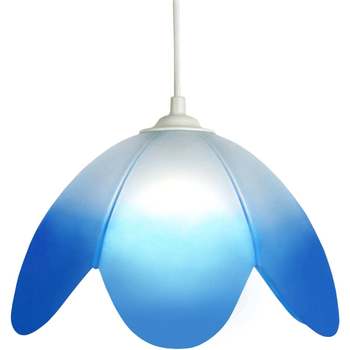 Maison & Déco Lustres / suspensions et plafonniers Tosel Suspension dôme verre bleu Bleu