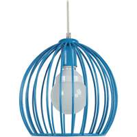 Maison & Déco Lustres / suspensions et plafonniers Tosel Suspension globe métal bleu Bleu