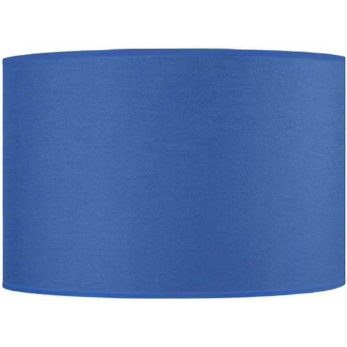 Maison & Déco Abats jours et pieds de lampe Tosel Abat-jour cylindrique tissu bleu Bleu