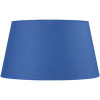 Maison & Déco Abats jours et pieds de lampe Tosel Abat-jour tambour tissu bleu Bleu