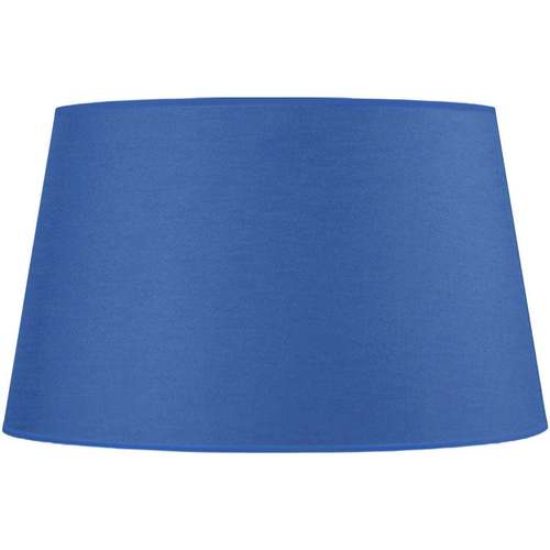 Ton sur ton Diam 250 cm Tosel Abat-jour tambour tissu bleu Bleu