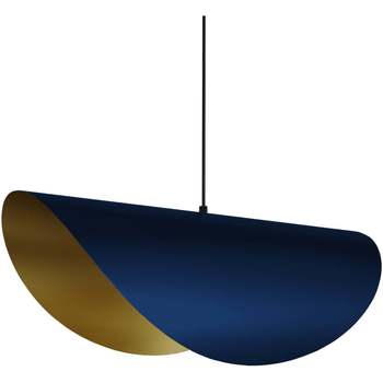 Maison & Déco Lustres / suspensions et plafonniers Tosel Suspension géométrique métal bleu et or Bleu