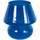 Maison & Déco Lampes de bureau Tosel Lampe de chevet champignon verre blue Bleu