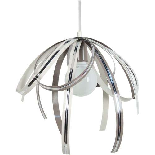 Maison & Déco Lustres / suspensions et plafonniers Tosel Suspension abstract métal chrome Argenté