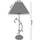 Maison & Déco Lampes de bureau Tosel Lampe de chevet colonne métal crème Beige
