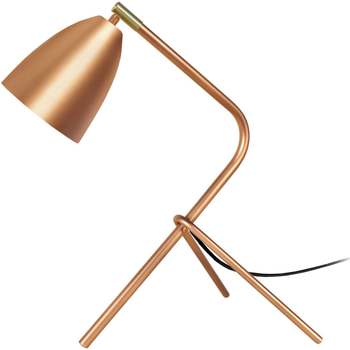Maison & Déco Lampes de bureau Tosel Lampe de bureau trépied métal cuivre Orange