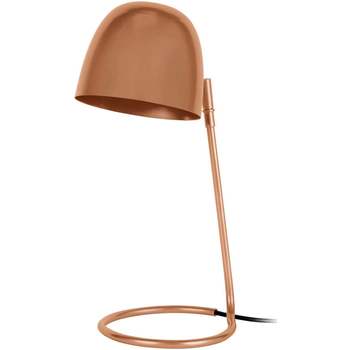 Maison & Déco Lampes de bureau Tosel Lampe de bureau droit métal cuivre Orange