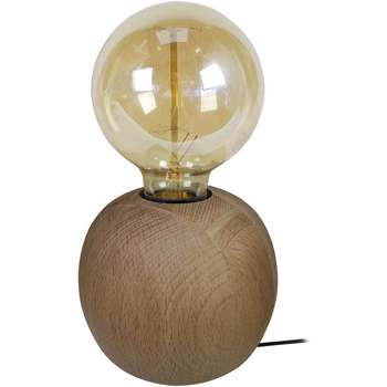 Maison & Déco Lampes de bureau Tosel Lampe de chevet globe bois foncé Marron