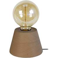 Tops / Blouses Lampes de bureau Tosel Lampe de chevet conique bois foncé Marron