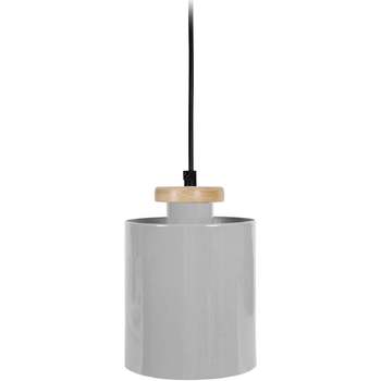 Maison & Déco Lustres / suspensions et plafonniers Tosel Suspension cylindrique métal gris Gris