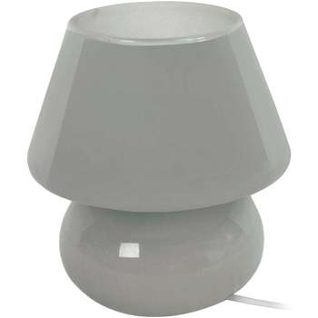 Maison & Déco Lampes de bureau Tosel Lampe de chevet champignon verre gris Gris