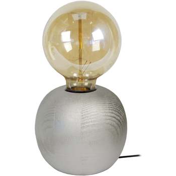 Maison & Déco Lampes de bureau Tosel Lampe de chevet globe bois gris Gris