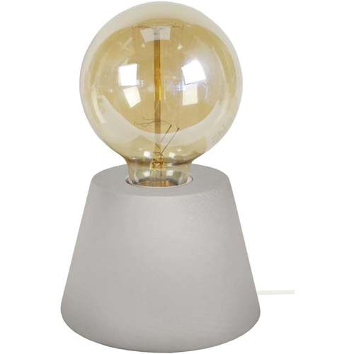 Calvin Klein Jea Lampes de bureau Tosel Lampe de chevet conique bois gris Gris