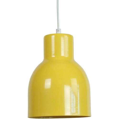 Maison & Déco Lustres / suspensions et plafonniers Tosel Suspension cloche métal jaune Jaune