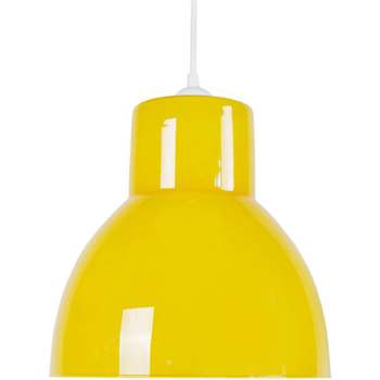 Maison & Déco Lustres / suspensions et plafonniers Tosel Suspension dôme verre jaune Jaune