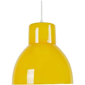 Maison & Déco Lustres / suspensions et plafonniers Tosel Suspension dôme verre jaune Jaune