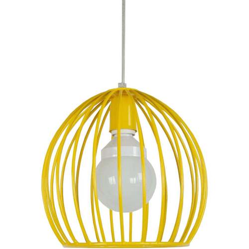 Lampe De Chevet Bras Métal Lustres / suspensions et plafonniers Tosel Suspension globe métal jaune Jaune