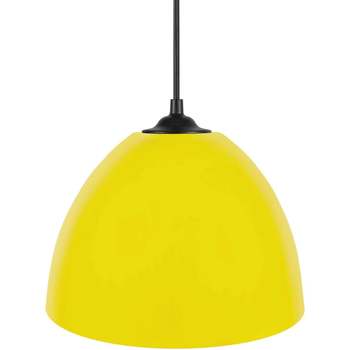 Lampe De Chevet Bras Métal Lustres / suspensions et plafonniers Tosel Suspension dôme métal jaune Jaune