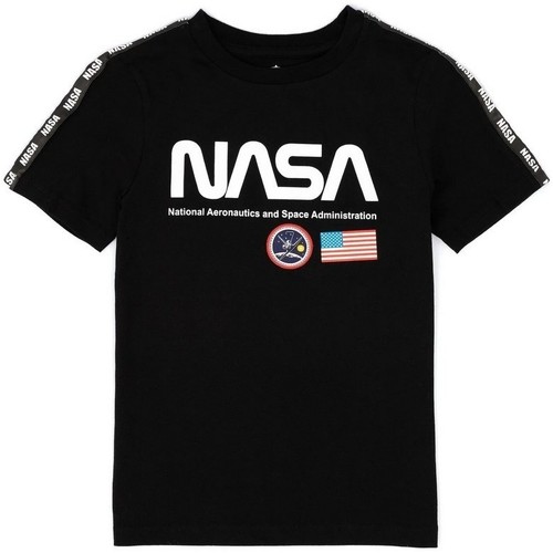 Vêtements Enfant T-shirts manches courtes Nasa NS6854 Noir