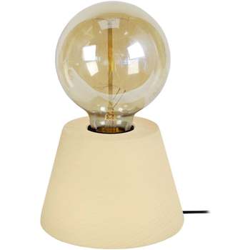 Maison & Déco Lampes de bureau Tosel Lampe de chevet conique bois jaune Jaune
