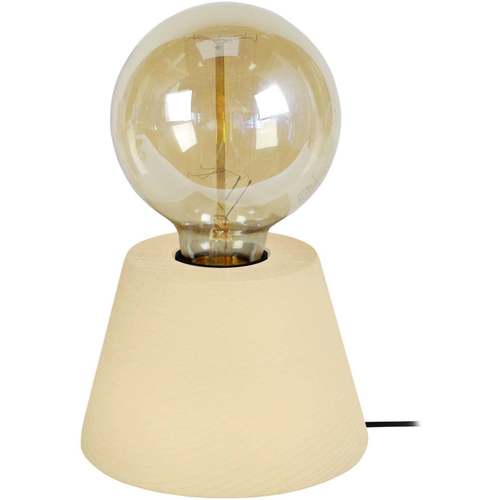 Maison & Déco Top 5 des ventes Tosel Lampe de chevet conique bois jaune Jaune